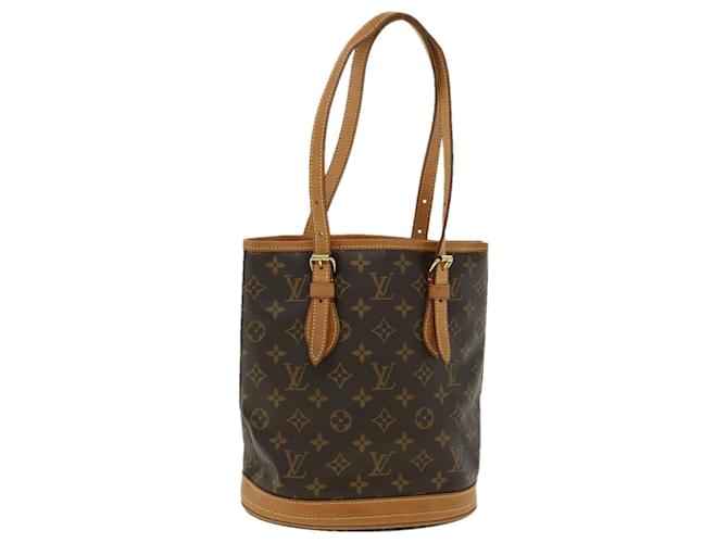 Louis Vuitton Bucket PM Brown Cloth  ref.661272
