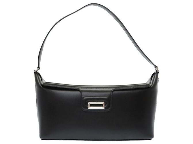 Hermès -- Black Leather  ref.661301