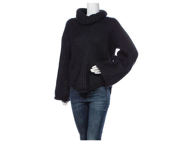 Autre Marque Stine Goya Pullover Marineblau Mohair