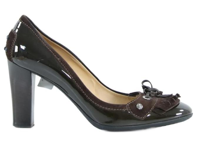 Tod's Pumps 39.5 Brown Leather  ref.661494