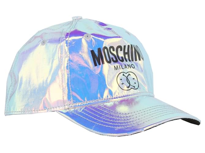 Moschino Iridescent Smiley Logo Hat Multiple colors  ref.661812