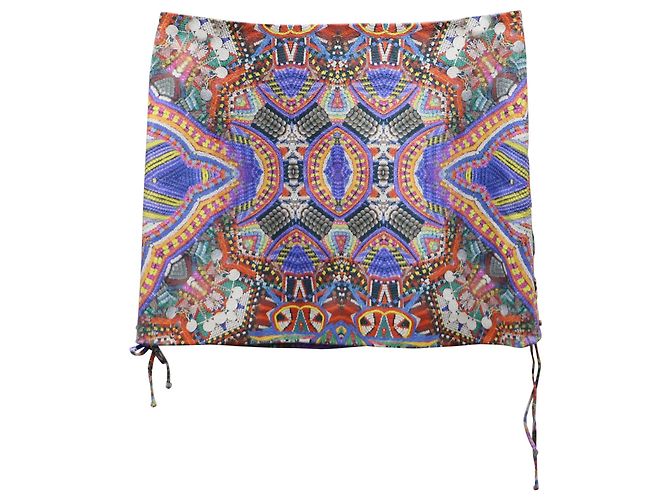 Camilla Minirock mit geometrischem Muster aus mehrfarbigem Polyester