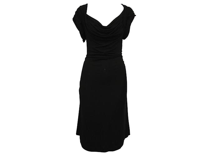 Vivienne Westwood Black Cow Neck Dress  ref.662142