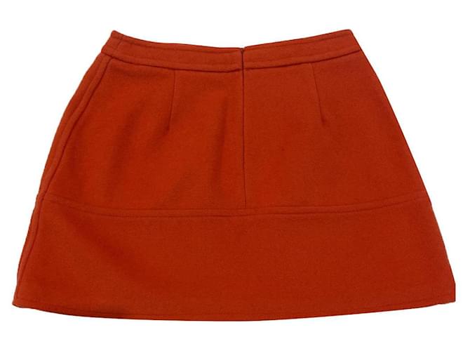Paul & Joe Sister Paul&Joe Sister skirt Orange Wool Viscose  ref.662184