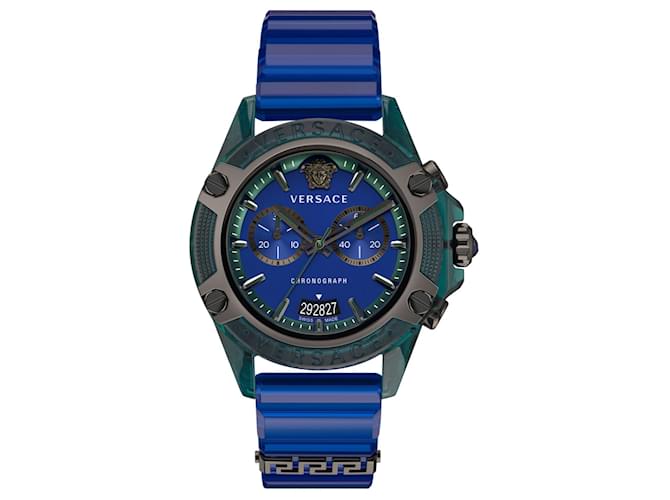 Versace Icon Active Chronograph Watch Green  ref.662298