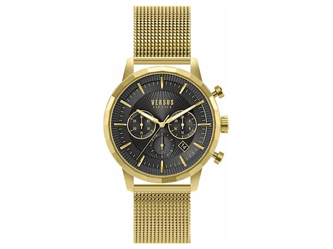 Versus Versace Eugene Bracelet Watch Golden Metallic  ref.662301