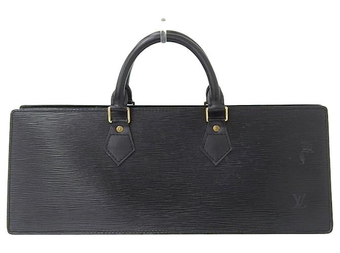 Louis Vuitton Triangle Black Leather  ref.662328