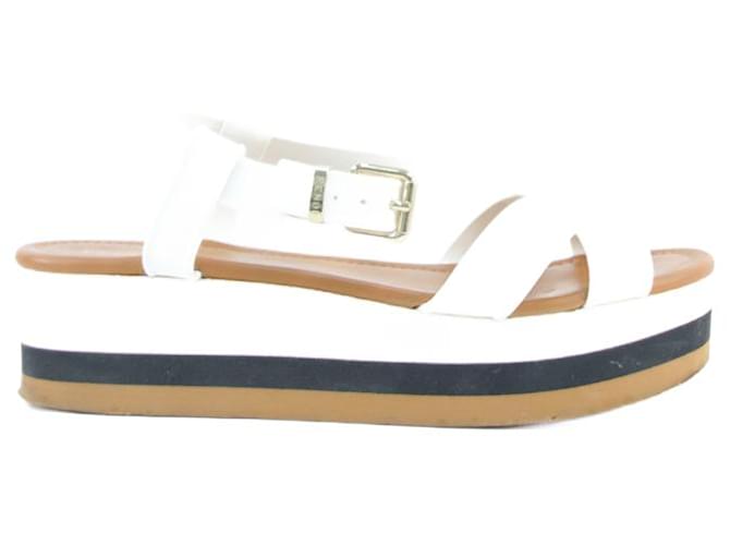 Fendi sandals 41 White Plastic  ref.662397