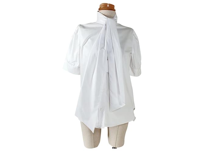 Autre Marque Top Bianco Cotone  ref.662584