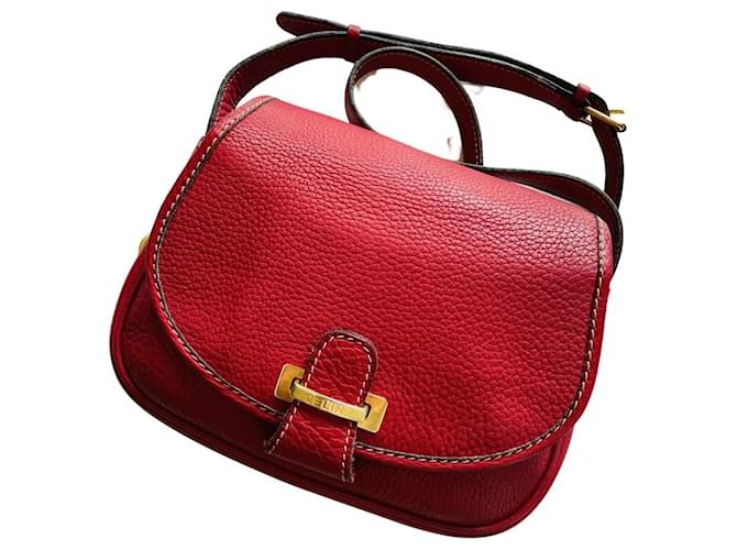 Céline Celine Classic Vintage Red Leather  ref.662752