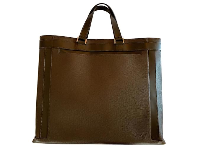 Louis Vuitton Kazbek brown leather tote  ref.662887