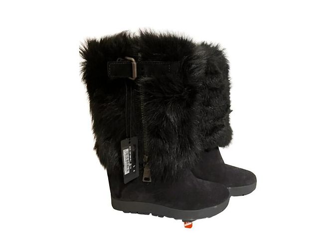 Botas Prada de camurça preta Preto