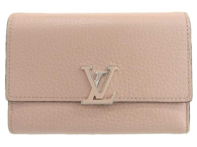 Louis Vuitton Capucines Rosa Pelle  ref.663346