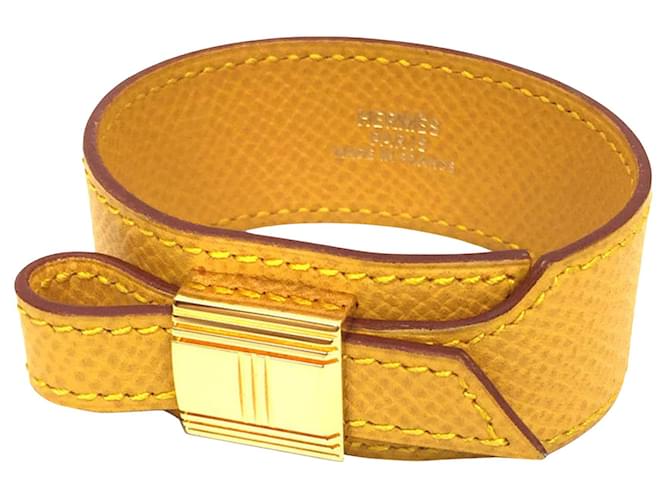 Hermès Artémis Yellow Leather  ref.663452