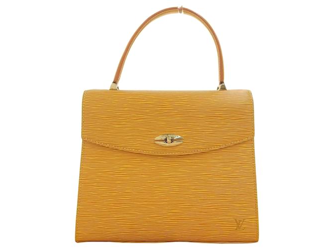 Louis Vuitton Malesherbes Yellow Leather  ref.663985
