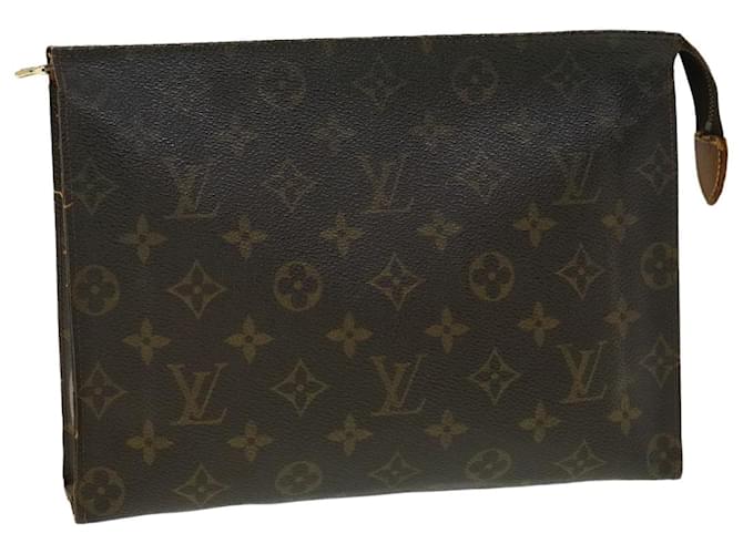 LOUIS VUITTON Louis Vuitton Posh Toilette 26 M47542 Brown Gold Hardware  Pouch Monogram Women's Second Bag