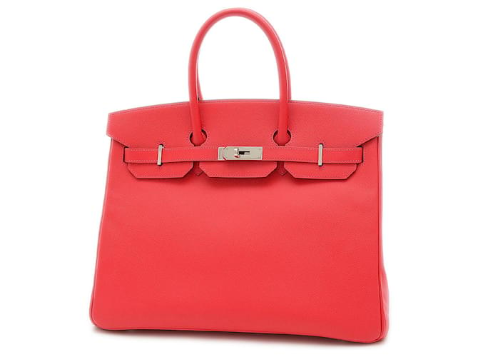 Hermès HERMES BIRKIN Red Leather  ref.664390