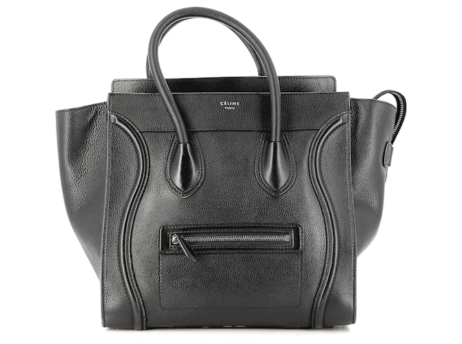 Céline Luggage Black Leather  ref.664602
