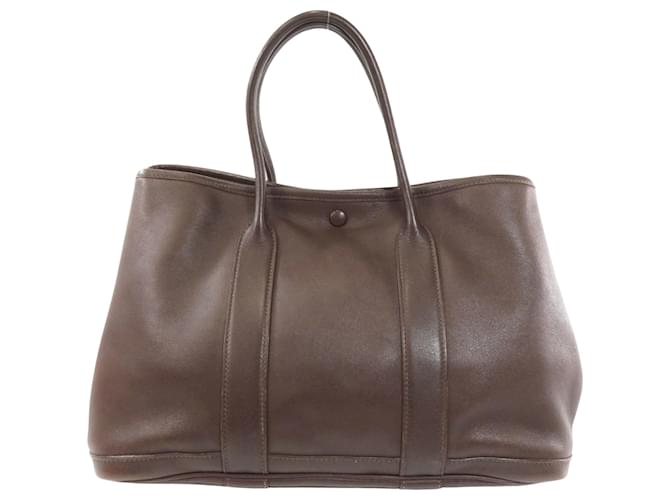 Hermès Garden Party Brown Leather  ref.664607