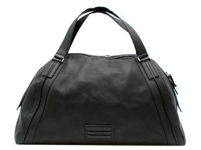Dior Homme Black Leather Weekend Preto Couro  ref.664760
