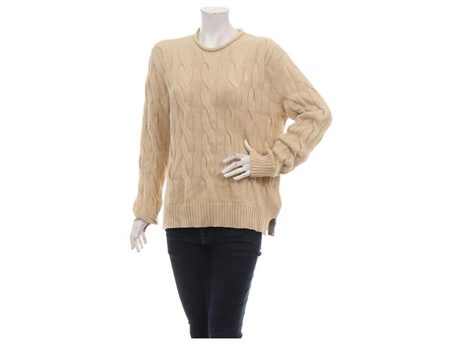 Maglia Polo Ralph Lauren in cotone beige