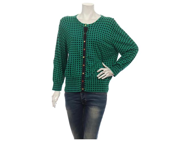 Autre Marque Knitwear Green Cotton Nylon Rayon  ref.664823