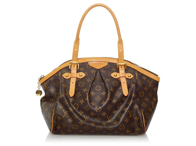 Louis Vuitton Tivoli Brown Cloth  ref.664855