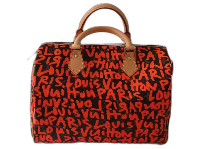 Louis Vuitton Speedy 30 Graffiti Rose
