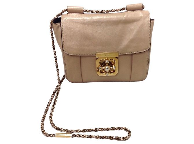 Chloé Elsie Beige Pelle