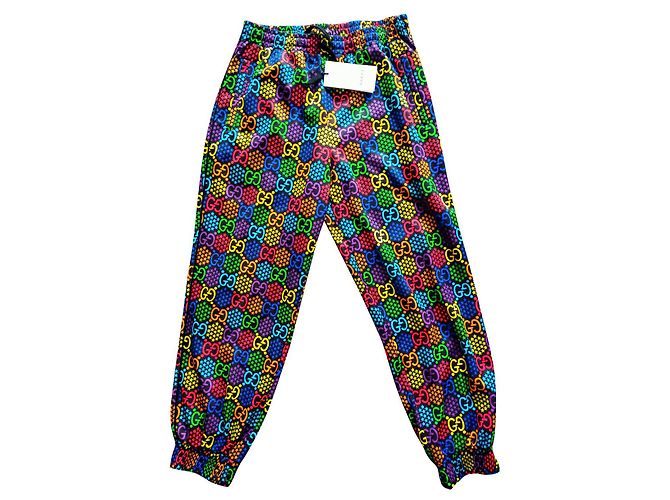 Gucci Pants Polyester Multicolor Multiple colors