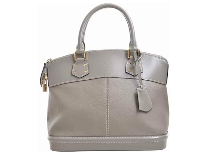 Louis Vuitton Lockit Grey Leather  ref.665238