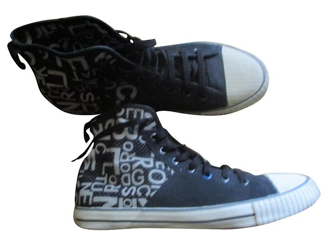 Paul Smith Baskets hautes, pointure 8UK. Noir