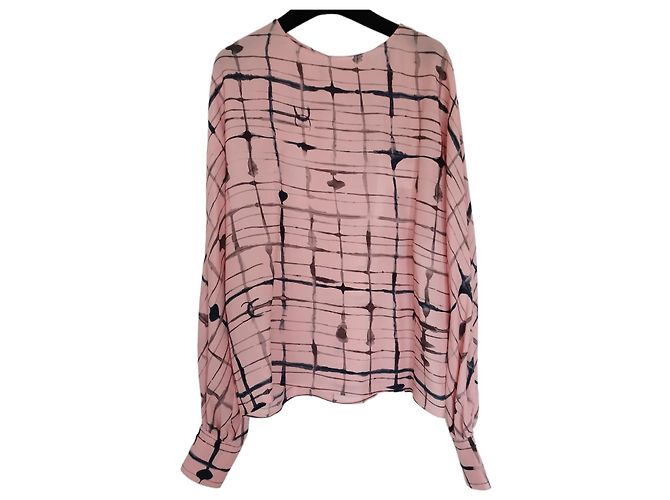 Chanel Top Rosa Seta