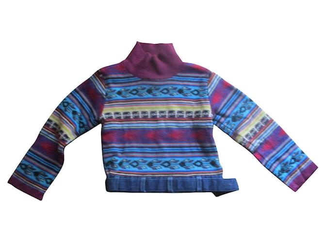 Christian Dior suéter de lã merino, Jacquard, taille 3 ans. Multicor  ref.665491