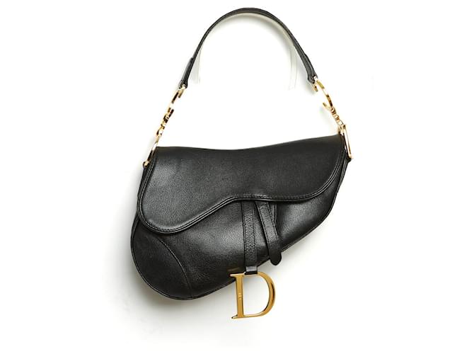 Dior SADDLE BLACK Leather  ref.665493