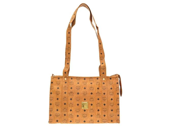 MCM Visetos Marrone Tela  ref.665763