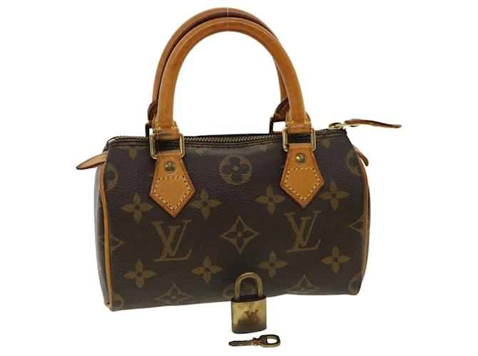 LOUIS VUITTON Monogram Mini Speedy Hand Bag Vintage M41534 LV Auth 29963  Cloth ref.600248 - Joli Closet