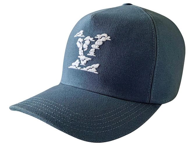 Boné coleção Louis Vuitton Cloud Azul claro