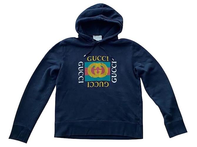 Gucci Sweaters Black Cotton  ref.666560