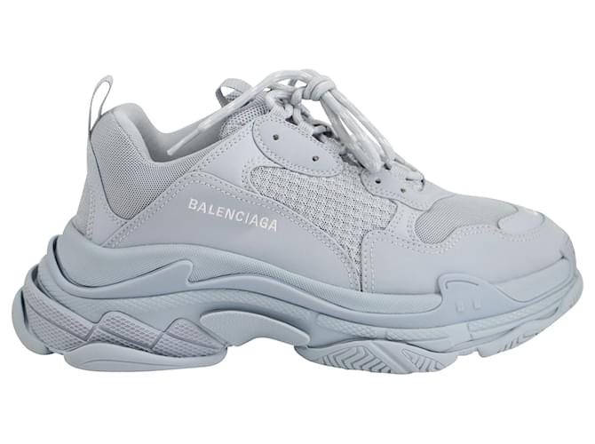Balenciaga Triple S Sneakers in Light Blue Double Foam and Mesh Polyester  ref.666565