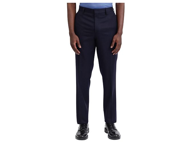 Hugo Boss Hugo By Boss wool casual chinos Navy blue