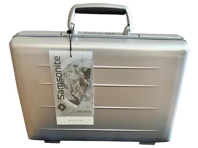 Autre Marque Samsonite business briefcase 24 hours x 007 James bond Silvery Metal  ref.667196