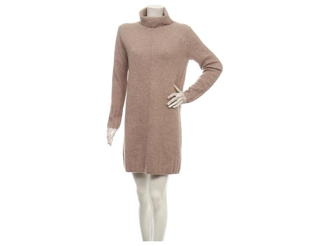 Autre Marque Christian Berg Cashmere Dress Brown
