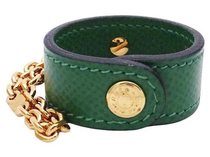 Hermès Hermes Green Leather  ref.667272
