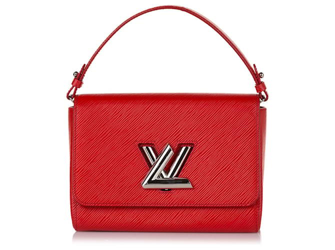 Louis Vuitton Red Epi Twist MM Vermelho Couro  ref.667436