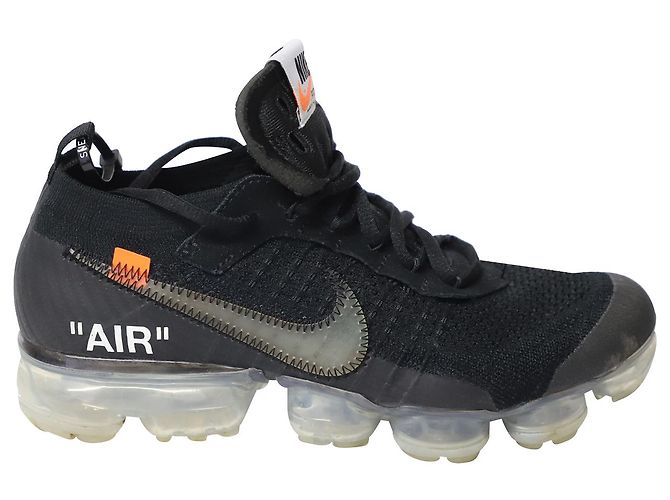 Baskets Nike x Off White Vapormax FK en polyester noir