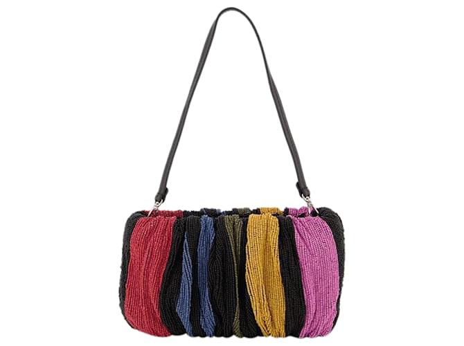 Staud Bolso convertible con cuentas Bean Multicolor Cuero  ref.667726