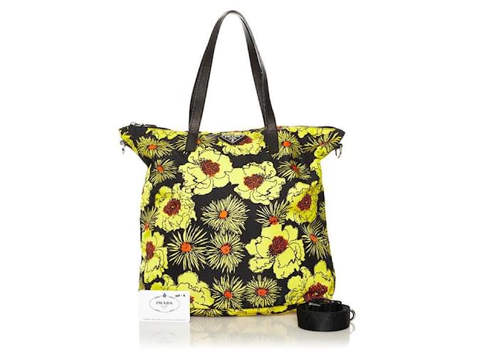 Prada hot sale floral tote