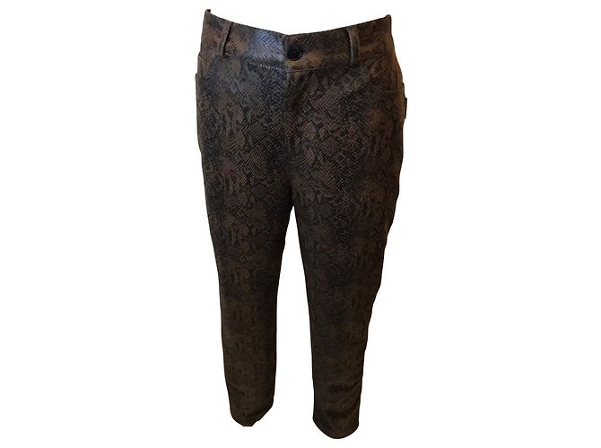Agnès b. Agnès B snake pattern trousers