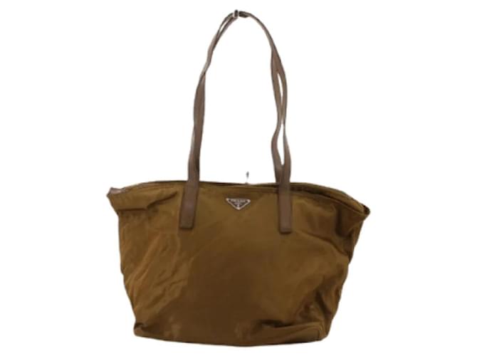 Brown Nylon Prada Shoulder Bag  ref.668341